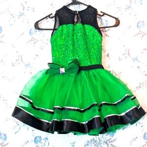 Weissman Costume Intermediate Child 7/8 Green